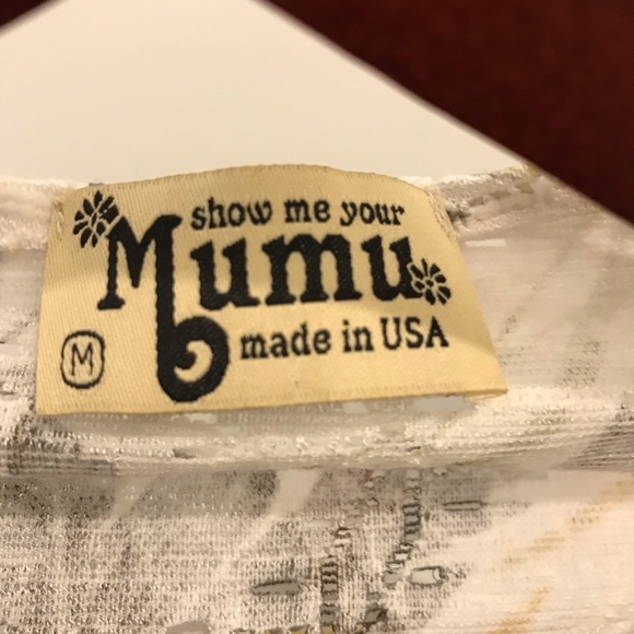 Show Me Your Mumu Jess Eyelet Cardigan medium floral green purple yellow - Picture 7 of 8